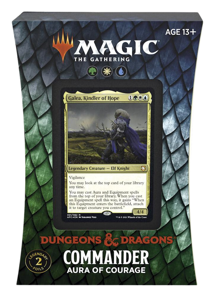Adventures in the Forgotten Realms - Aura of Courage Commander Deck