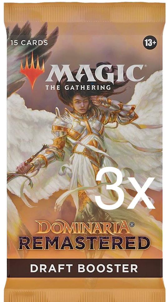 3x Dominaria Remastered - Draft Booster Packs (DMR)