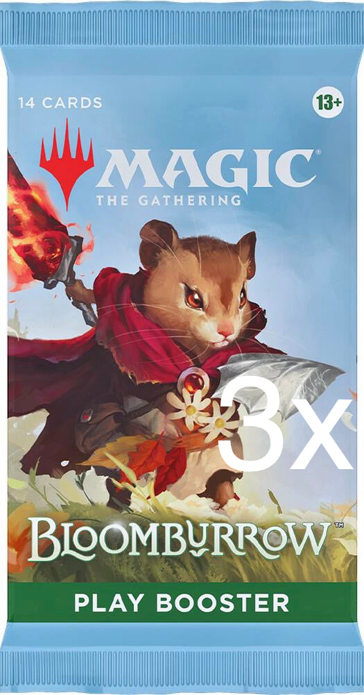 3x Bloomburrow - Play Booster Packs - (BLB)