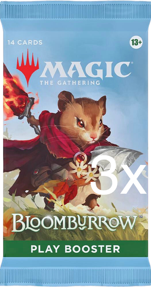 3x Bloomburrow - Play Booster Packs - (BLB)