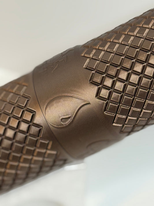 Playmat Tube - Metallic Copper Brown - 14"