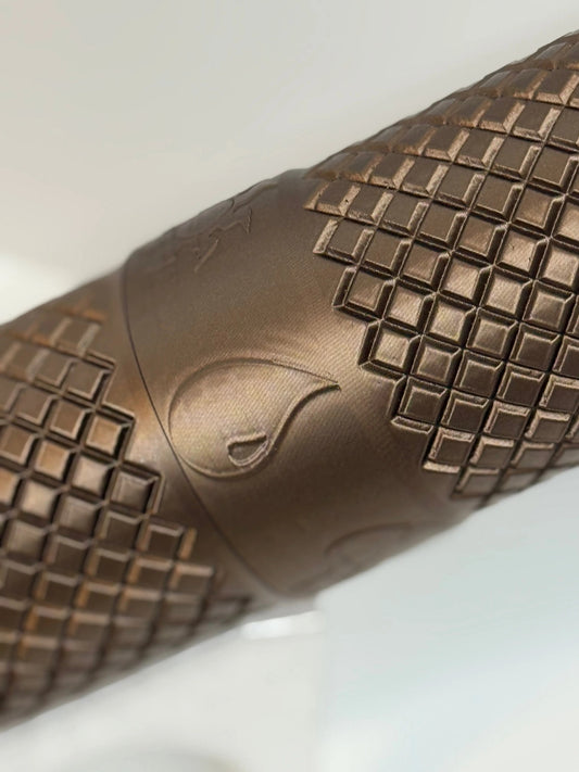 Playmat Tube - Metallic Copper Brown - 14" RJK Collectibles