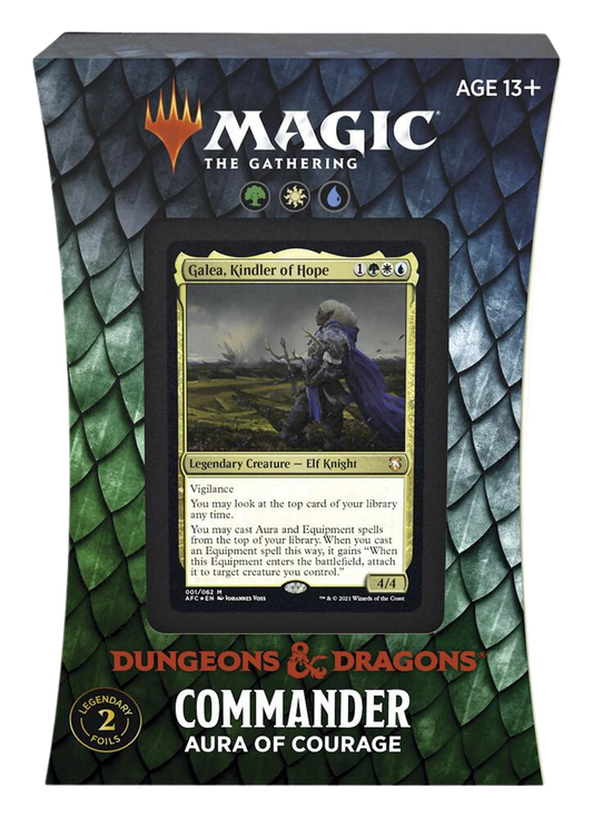 Adventures in the Forgotten Realms - Aura of Courage Commander Deck