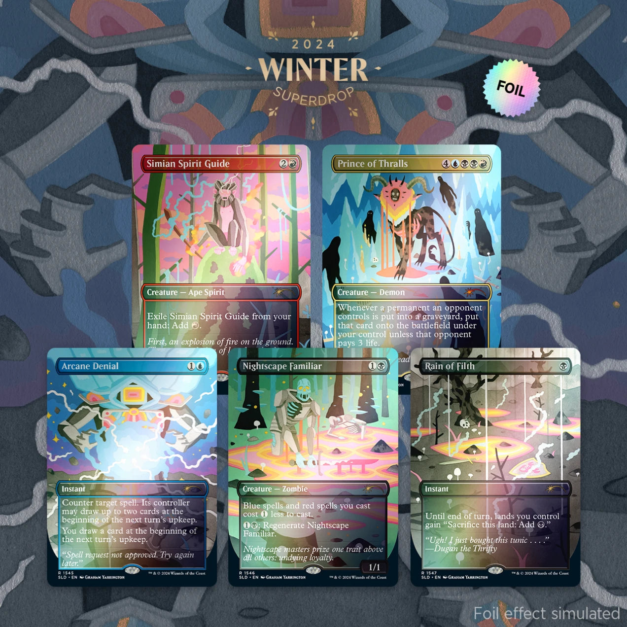 Secret Lair Drop: Prismatic Nightmares - Rainbow Foil Edition