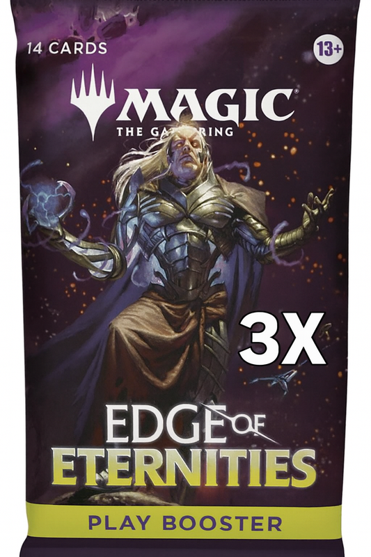 3x Edge of Eternities - Play Booster Packs - Edge of Eternities (EOE)