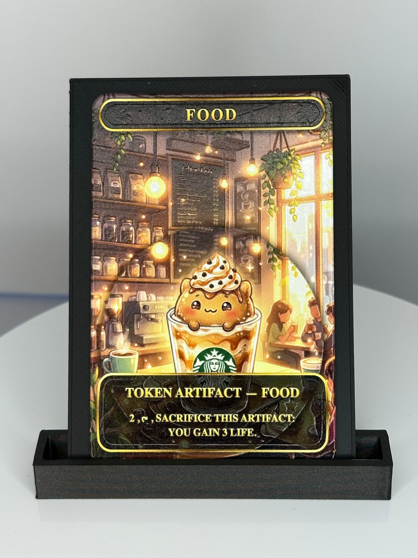 Metal Food Token - "Catpuccino" Edition