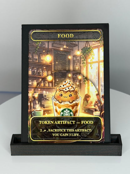 Metal Food Token - "Catpuccino" Edition