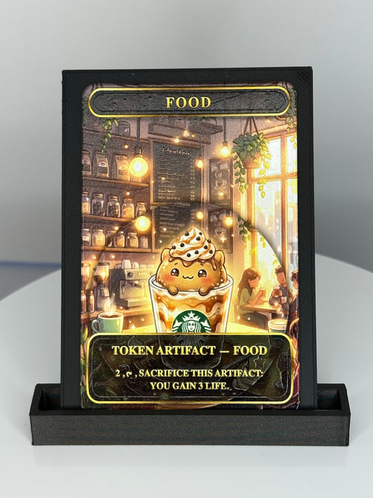 Metal Food Token - "Catpuccino" Edition