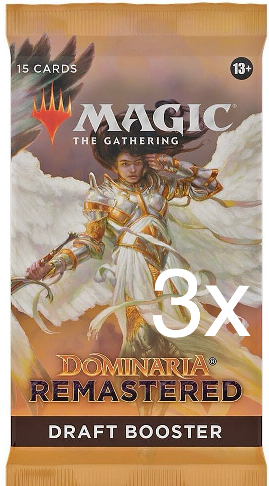 3x Dominaria Remastered - Draft Booster Packs (DMR)