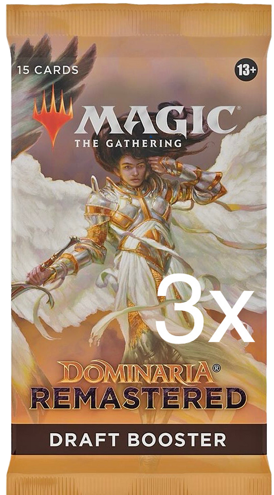 3x Dominaria Remastered - Draft Booster Packs (DMR)