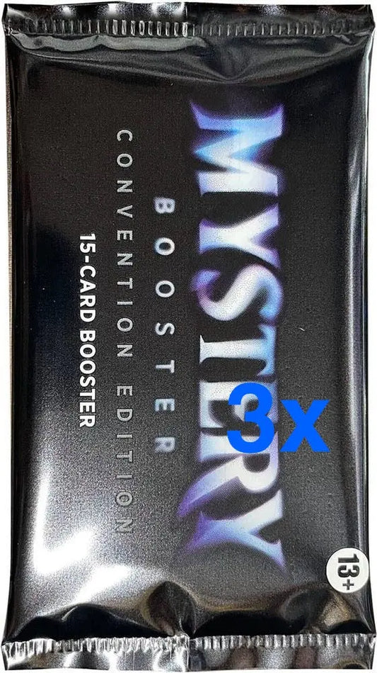 3x Mystery Booster - Booster Pack [Convention Edition] (2021) The Lucky Pull