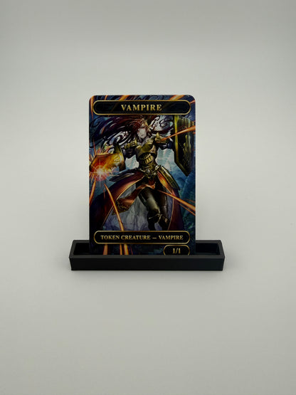 Premium Metal Vampire Token – “Crimson Vanguard” Edition with Raised Texture