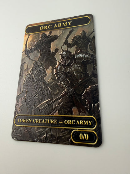Premium Metal Orc Army Token – “Siege Horde” Edition with Raised Texture