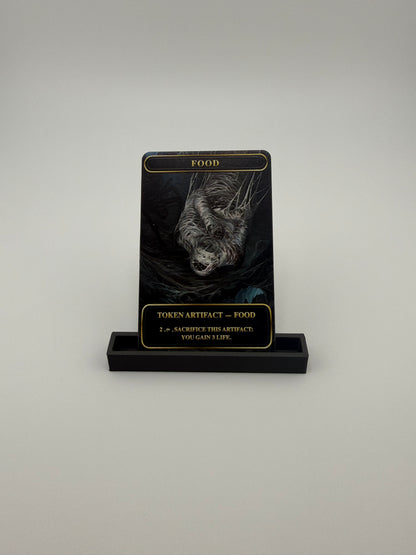 Premium Metal Food Token – “Feast of the Arachnid” Edition with Raised Texture