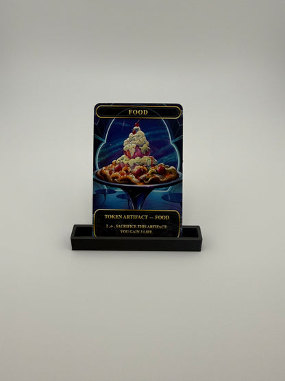 Premium Metal Food Token – “Cosmic Sundae” Edition with Raised Texture