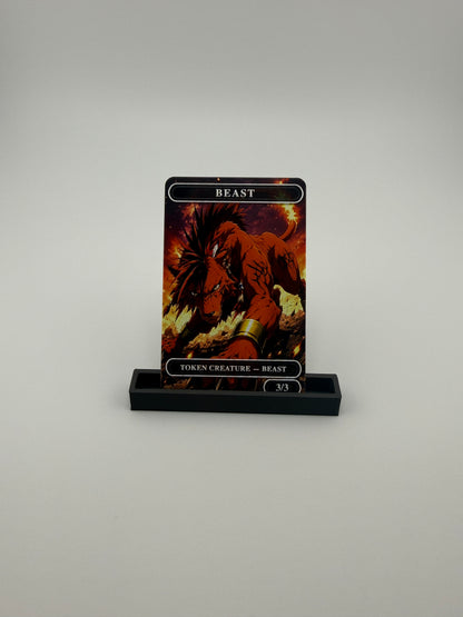 Premium Metal Beast Token – “Red XIII, Beast Mode” Edition with Raised Texture