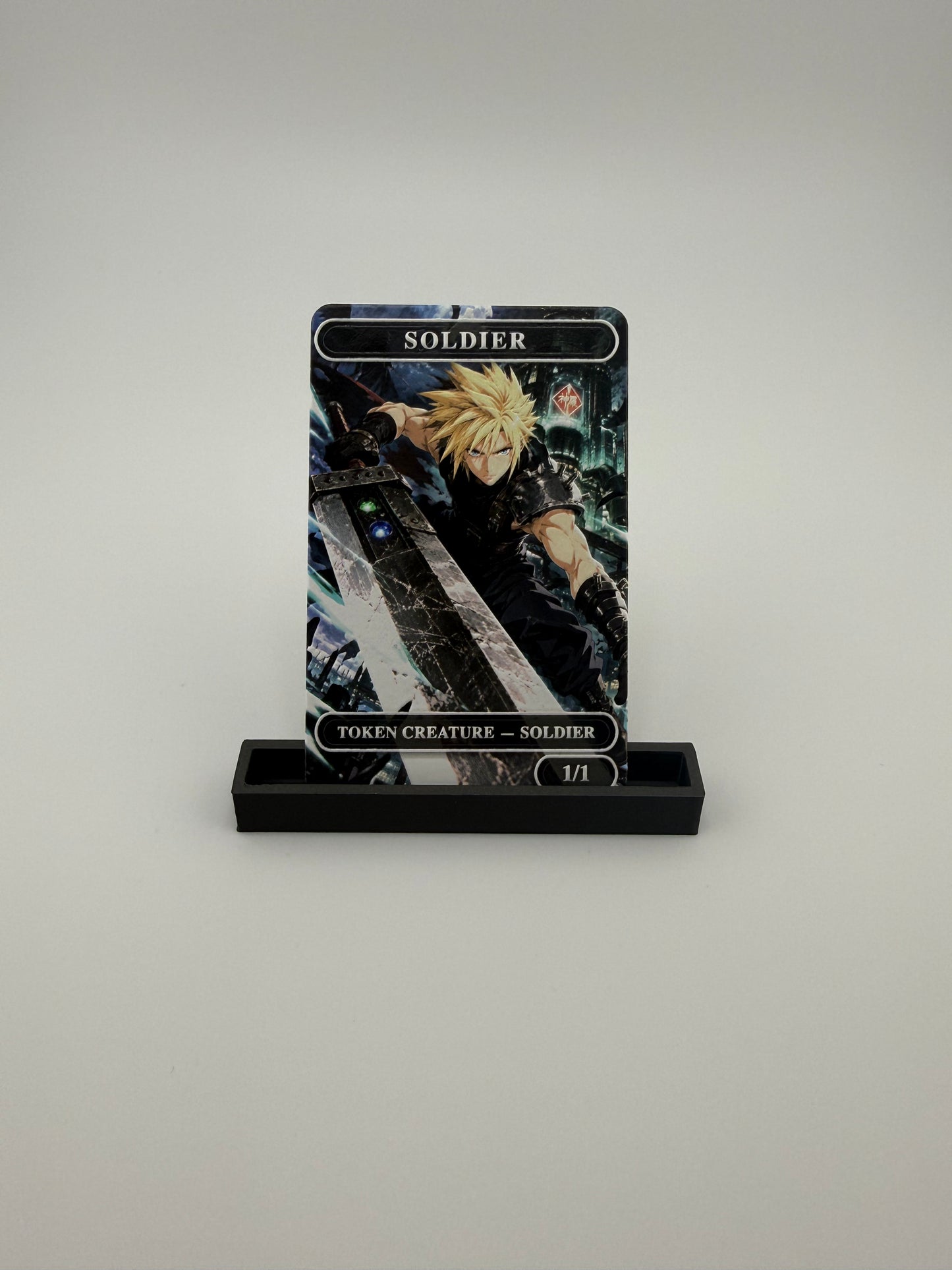 Premium Metal Soldier Token – “Cloud, SOLDIER of Midgar” Edition with Raised Texture