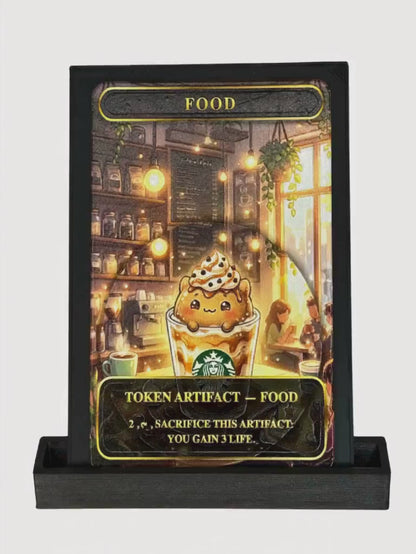 Metal Food Token - "Catpuccino" Edition