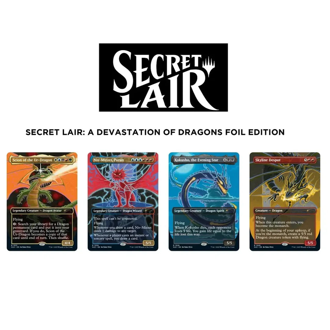 Secret Lair Drop: A Devastation of Dragons - Rainbow Foil Edition - Secret Lair Drop Series (SLD)